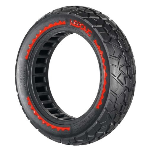 Rueda maciza roja 10x2,5-6,5 - Offroad (44MM) - Imagen 2