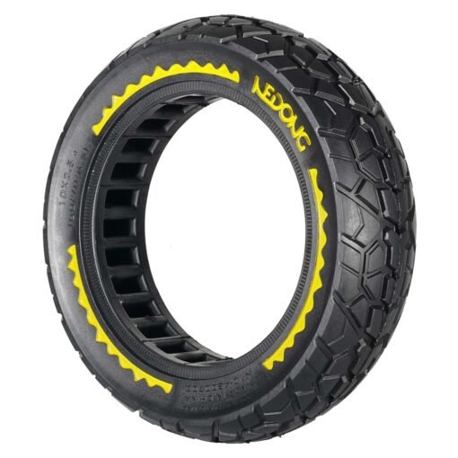 Rueda maciza amarilla 10x2,5-6,5 - Offroad (44MM) - Imagen 2
