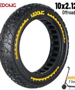 Rueda maciza amarilla offroad 10x2,125-6,5 42,5mm Rojo