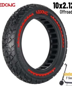 Rueda maciza ROJO offroad 10x2,125-6,5 42,5mm