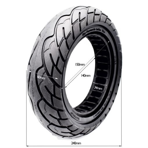 Rueda maciza 10x2,5-6,5 (34mm) - Imagen 4