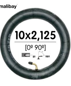 Cámara de aire reforzada 10x2,125 (válvula 0º 90º) - Premium