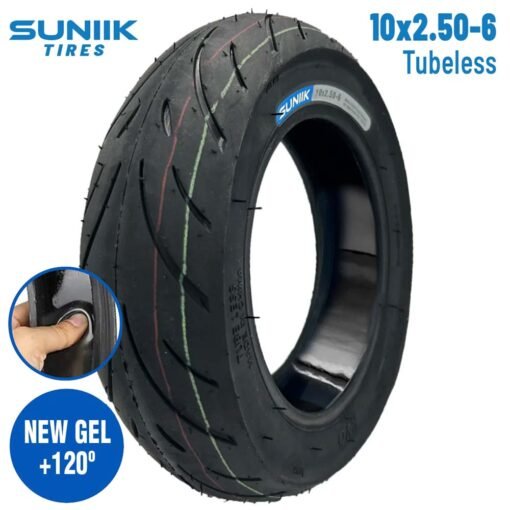 Neumático con gel antipinchazo 10x2,5-6 Cityroad Tubeless