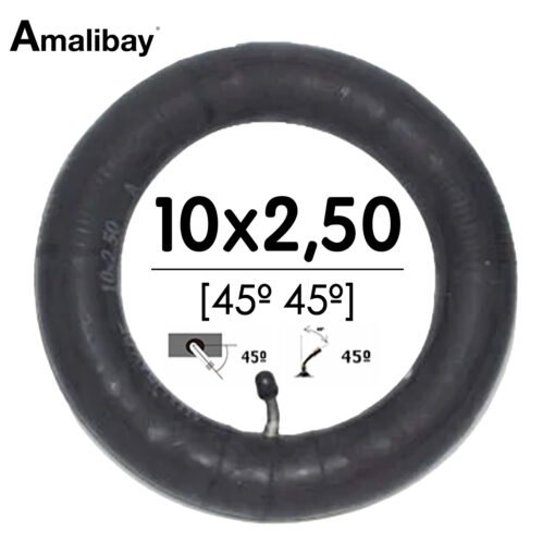 Cámara de aire 10x2,5 (válvula 45º 45º) - Premium