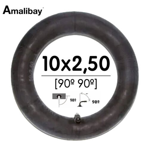 Cámara de aire 10x2,5 (válvula 90º 90º) - Premium