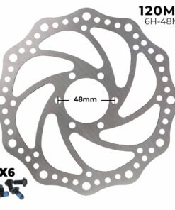 Disco de freno 120mm - Dentado (6H -48MM)