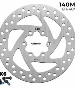 Disco de freno 140mm Smartgyro y similares - Redondo (6H -44MM)