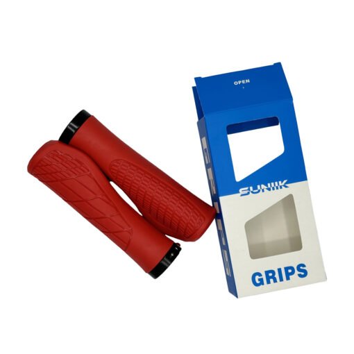 Puño genérico para patinete Rojo (diseño ergonómico) - Imagen 5