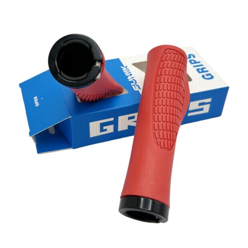 Puño genérico para patinete Rojo (diseño ergonómico) - Imagen 2