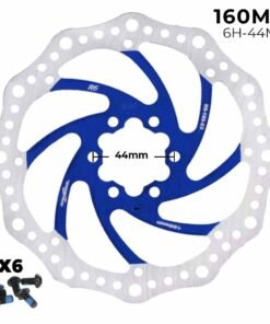 Disco de freno 160mm azul - Dentado (6H -44MM)