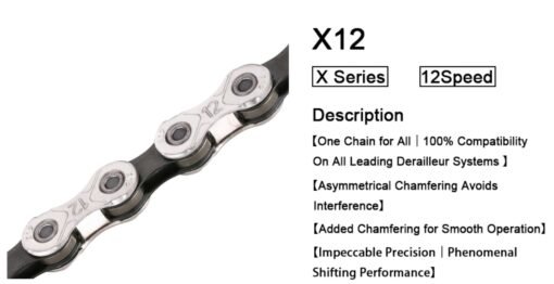 Cadena Suniik KMC 12V (126 links)