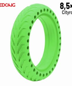 Rueda maciza 8,5x2 Agujereada VERDE Para Xiaomi