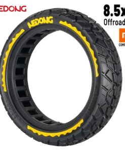 Rueda maciza amarilla ultraligera 8,5x2 (Versión offroad V2)