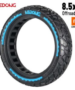 Rueda maciza azul ultraligera 8,5x2 (Versión offroad V2)