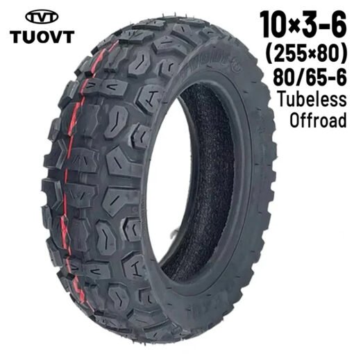 Rueda Cubierta offroad 10x3-6 (255x80) 80/65-6 Tubeless