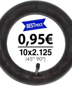 Cámara de aire reforzada 10x2,125 (válvula 45º 90º) (estándar)