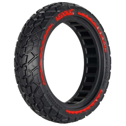 Rueda maciza roja ultraligera 9,5x2,5 (Versión offroad V2) - Imagen 2