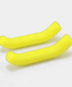 Protector de goma AMARILLO para maneta de freno (dos unidades)
