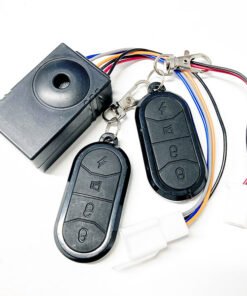 Alarma y llave codificada para patinete