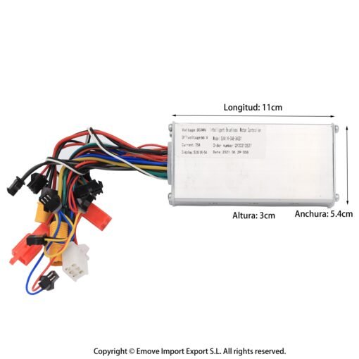 Kit electrónica genérico 36V (Display QS S4 + Controladora + Cableado) - Imagen 3