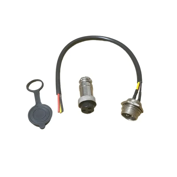 Puerto de carga GX16 – (Pack macho y hembra + tapa de carga)