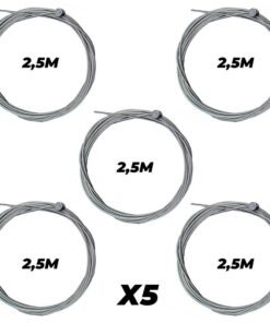 Cable de freno 2,5 metros genérico (pack de 5 unidades)