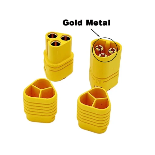 Conector MT60 (5 pares) 5M/5F + 10 protectores - Imagen 2
