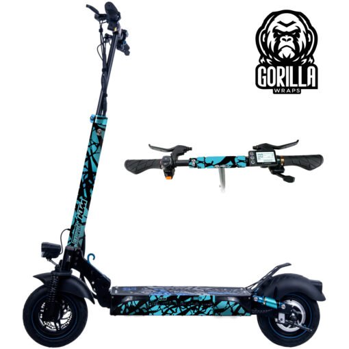 Vinilo para Smartgyro Rockway, Speedway y Crossover  KTM - Azul turquesa
