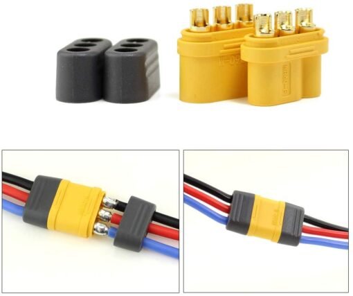 Conector MR60 (5 pares) 5M/5F + 10 protectores - Imagen 2
