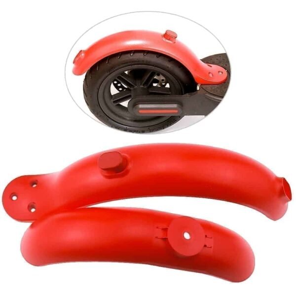 Guardabarros rojos para Xiaomi M365 y PRO (incluye delantero y trasero)