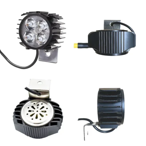Luz faro led con claxon - 12-72V - Waterproof (Smartgyro y compatibles) - Imagen 3