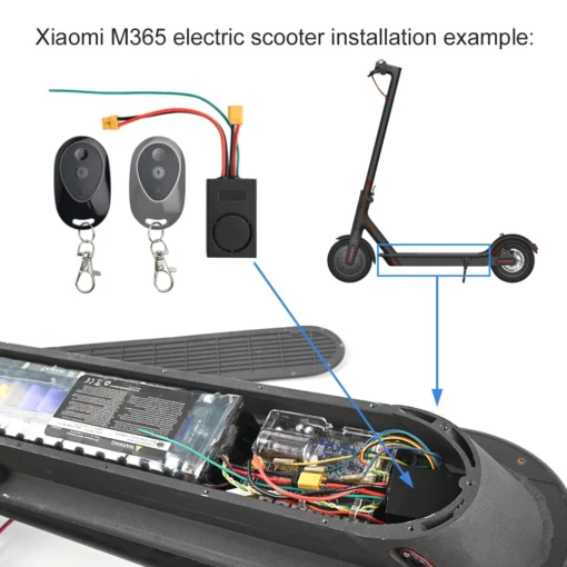 Alarma antirrobo para patinete eléctrico compatible con xiaomi 36V - Imagen 6