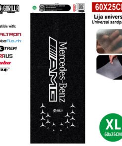 Base antideslizante universal Mercedes AMG - Talla XL - 60x25cm (modelos Dualtron, Skateflask y similares)