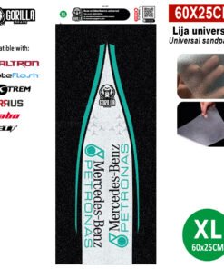 Base antideslizante universal Mercedes Petronas - Talla XL- 60x25cm (modelos Dualtron, Skateflask y similares)