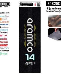 Base antideslizante universal Aston Martin&Aramco - Talla M - 60x20cm (Xiaomi, Smartgyro, Kukirin, Ninebot, Niu, Kaboo, Teverun)