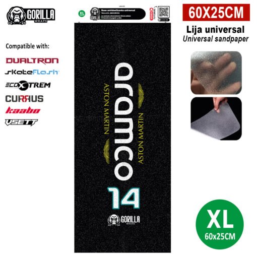 Base antideslizante universal Martin&Aramco - Talla XL - 60x25cm (modelos Dualtron, Skateflask y similares)