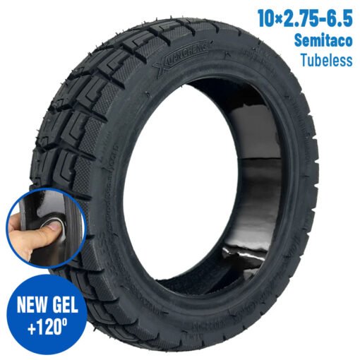 Neumático 10x2,75-6,5 Semitaco Tubeless (Con gel antipinchazos)