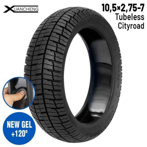Rueda cubierta 10,5x2,75-7 Tubeless  (Gel antipinchazos)