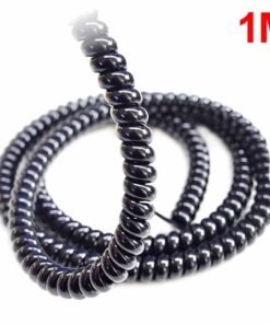 Cubre cable negro (brillante) - 1 metro