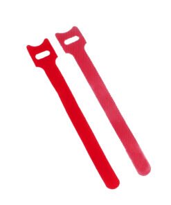 Bridas de nylon, organizador de cables (Pack de 10 unidades) ROJO 150mm