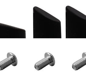 Gomas negras para tornillos del guardabarro trasero para Xiaomi (3 unidades)