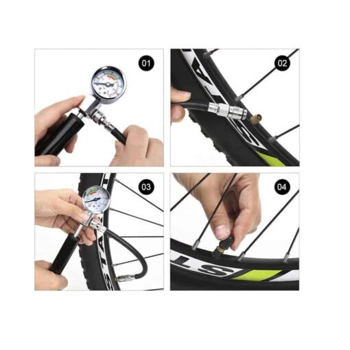 Hinchador/inflador manual Con barómetro - Imagen 4