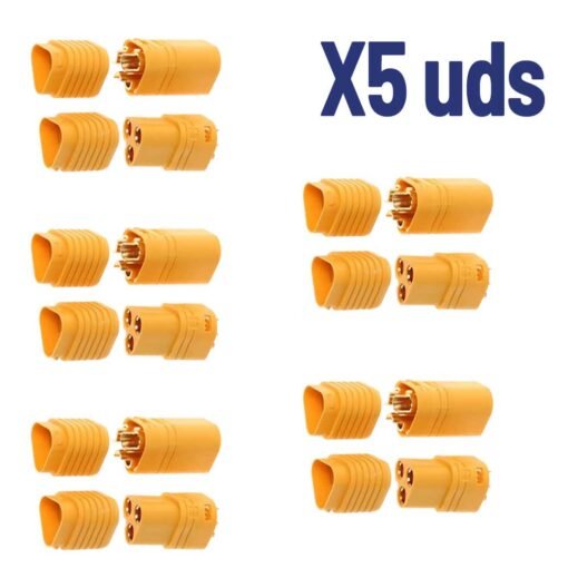 Conector MT60 (5 pares) 5M/5F + 10 protectores