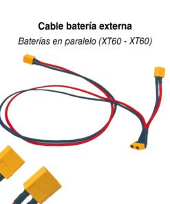 Cable para baterías externas en paralelo (conector XT60-XT60)