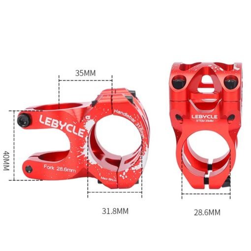 Potencia para manillar de bici (Rojo) - Imagen 3