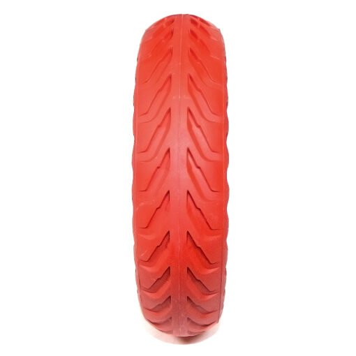 Rueda maciza 8,5x2 Agujereada ROJA Para Xiaomi - Imagen 2