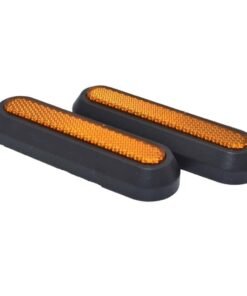 Tapas embellecedores reflectantes laterales reflectantes para rueda trasera con catadióptrico para Xiaomi (pack de 2 unidades)