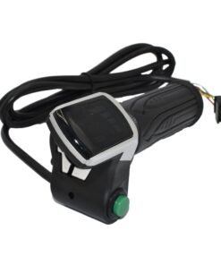 Acelerador de puño con indicador de batería (36V) y pulsador - conector SM