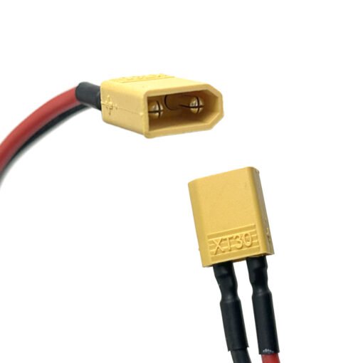 Toma de carga GX16 con conector XT30 (Incluye tapa de conector) - Imagen 2